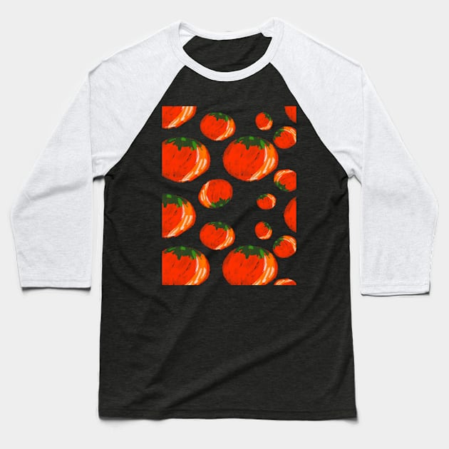 Tomato Baseball T-Shirt by Xtenza